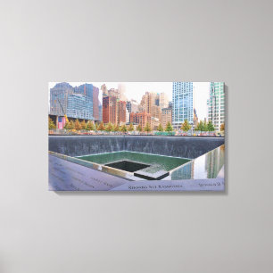 World Trade Centre Memorial Canvas Print