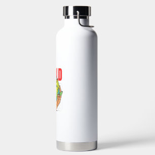World – Travel Adventure Globe Design Water Bottle
