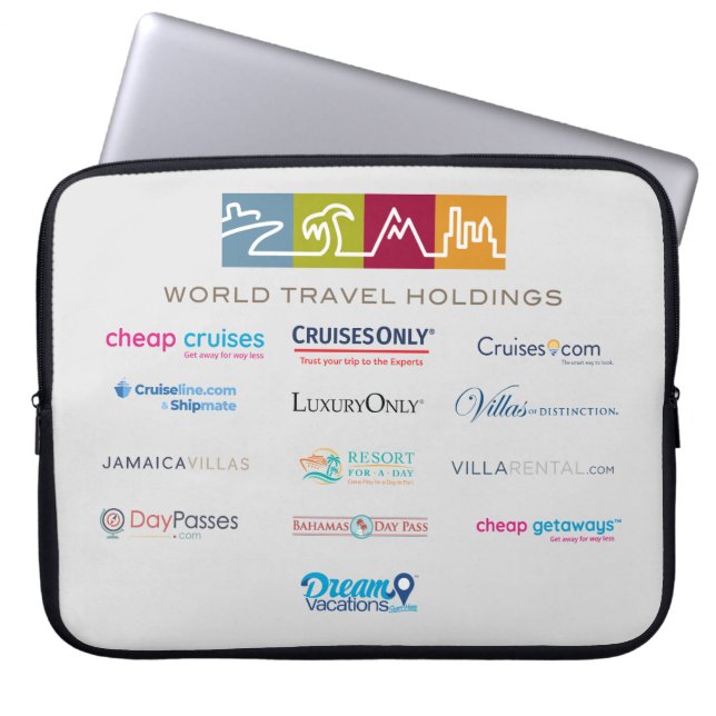World Travel Holdings - All Brands Laptop Sleeve (Front)