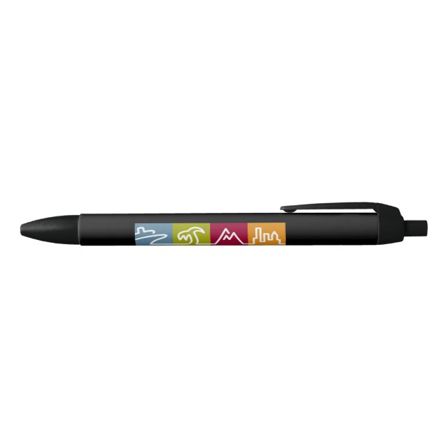 World Travel Holdings Black Ink Pen (Top)