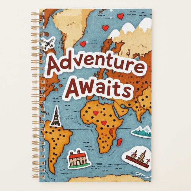 World Travel Map with quote Planner (Front)
