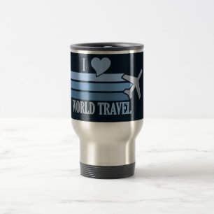 World Travel mug - choose style & colour
