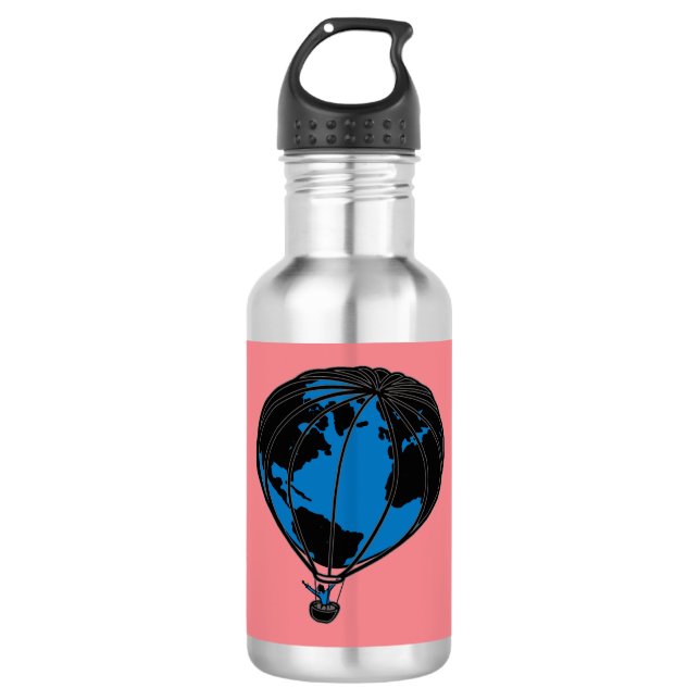 World Travel Water Bottle (Front)