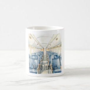 World Travel Window Airplane Seats Coffee Mug