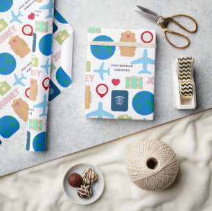 World Travel  Wrapping Paper