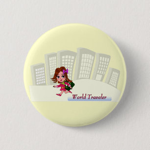 World Traveller Button