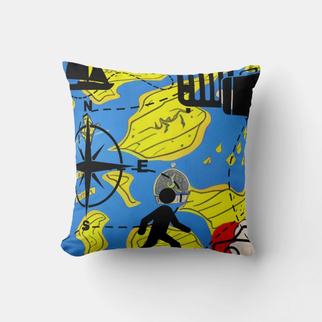 World Traveller Cushion (Front)