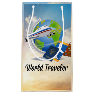 World Traveller - Design #2  Small Gift Bag