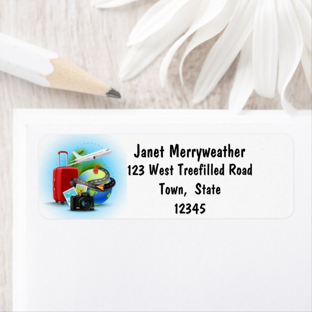 World Traveller  Label (Insitu)