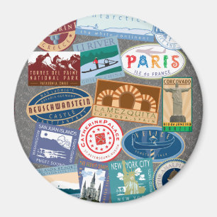 World Traveller-Magnet Magnet