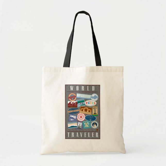 World Traveller-Tote Bag (Front)