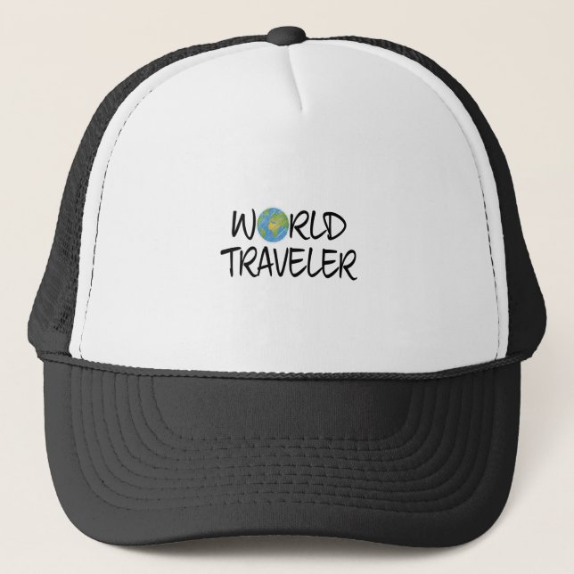 World Traveller Trucker Hat (Front)