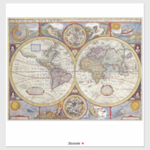 World Traveller Vintage Map Thunder_Cove
