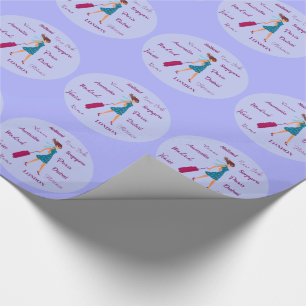 World Traveller Wrapping Paper