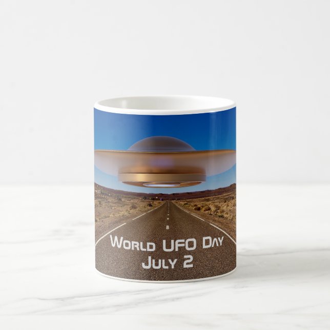 World UFO Day Coffee Mug (Center)