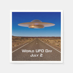 World UFO Day Napkin