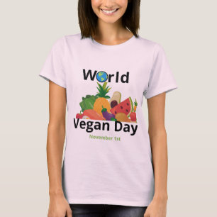 World Vegan Day T-Shirt Design