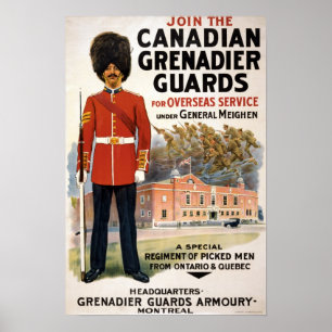WORLD WAR 1 CANADIAN RECRUITING POSTER