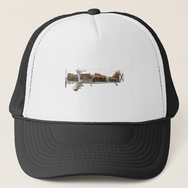 World War 1 Fighter Trucker Hat (Front)