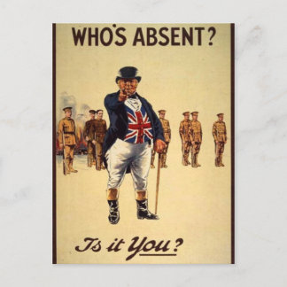 World War 1 John Bull Postcard