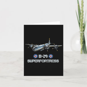 World War 2 American Aircraft Wwii B-29 Superfortr Card