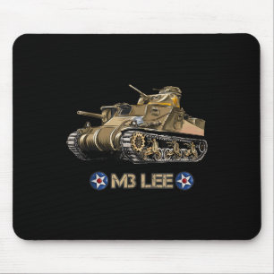 World War 2 American Medium Tank M3 Lee Mouse Pad