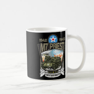 World War 2 American Tank Artillery M7 Priest Coffee Mug