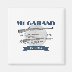World War 2 Apparel M1 Garand - Uni-adults, Black, Magnet