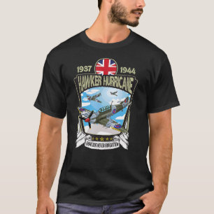 World War 2 British Aircraft Hawker Hurricane Figh T-Shirt
