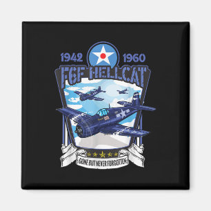World War 2 F6f Hellcat Fighter Aeroplane  Magnet