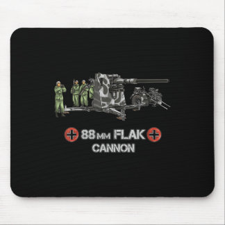 World War 2 German 88mm Flak Anti Tank Anti Aircra Mouse Pad