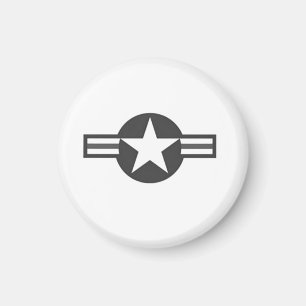 World War 2 USAF Aircraft Insignia Banner Magnet
