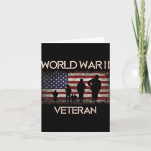 World War 2 Veteran S  Card