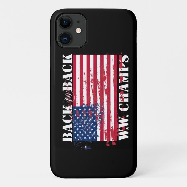 World War Champions Case-Mate iPhone Case (Back)
