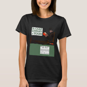 World War I Camp Library 1917 Military T-Shirt