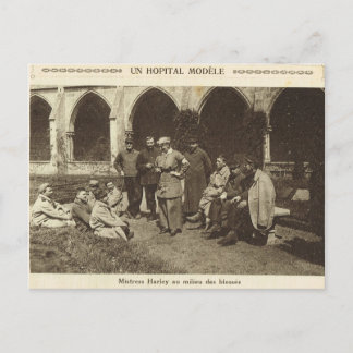 World War I,  France, Model hospital Postcard