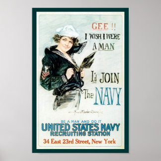 World War I Navy Recruiting Poster