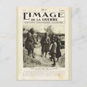 World War I, Soldiers in the Somme Postcard