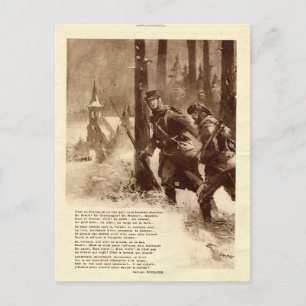World War I, War poetry Postcard