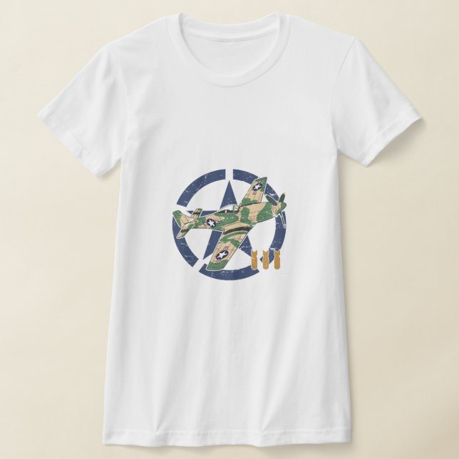 WORLD WAR II AIRCRAFT T-Shirt (Laydown)