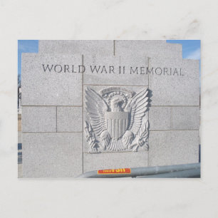 World War II Memorial Postcard