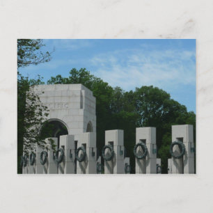 World War II Memorial Postcard