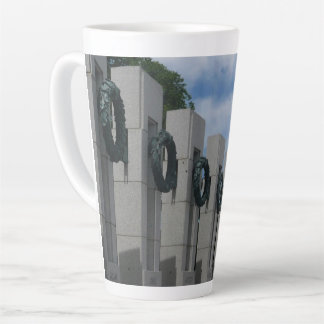 World War II Memorial Wreaths I Latte Mug
