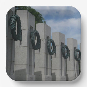 World War II Memorial Wreaths I Paper Plate