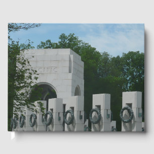 World War II Memorial Wreaths II Guest Book