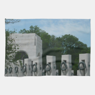 World War II Memorial Wreaths II Tea Towel