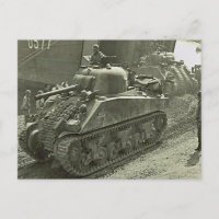 World War II   Sherman tank disembarked from LST