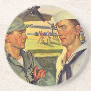 World War II soldier meets sailor Coaster