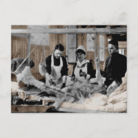 World War One Army Nurse and Staff with Patient