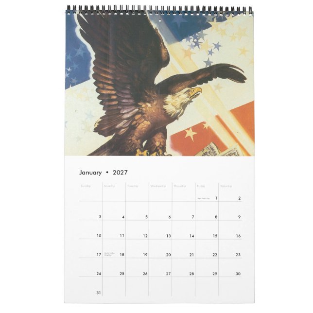 World War Poster Calendar 2012 (Jan 2027)